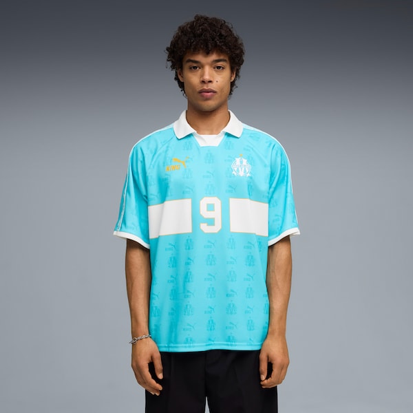 Olympique Marseille Puma King Retro Fashion Jersey Turquoise 2025/26