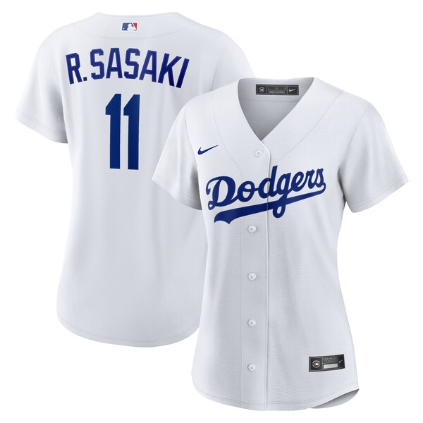 Rōki Sasaki LOS Angeles Dodgers Nike Womens Replica Jersey White 2025/26