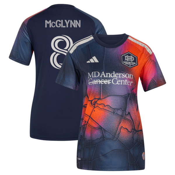 Jack Mcglynn Houston Dynamo FC Adidas Womens 2026 Mission Control Replica Jersey Blue 2026