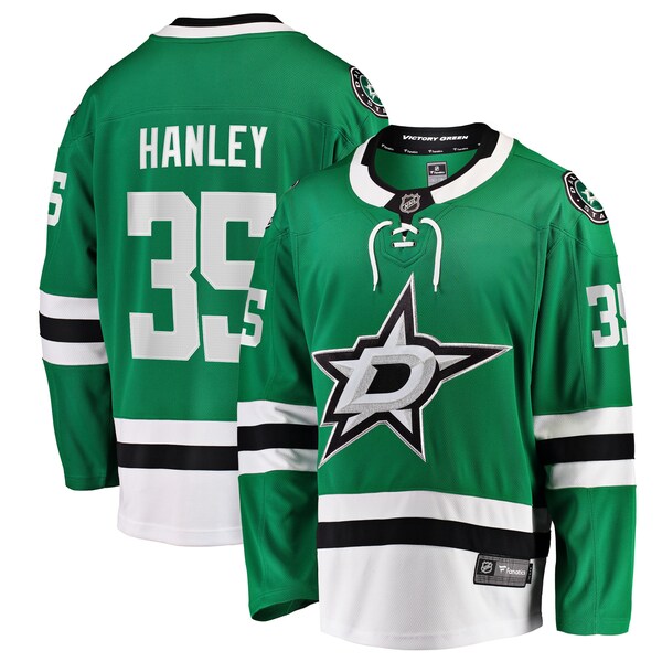 Joel Hanley Dallas Stars Fanatics Breakaway Player Jersey Kelly Green 2025/26