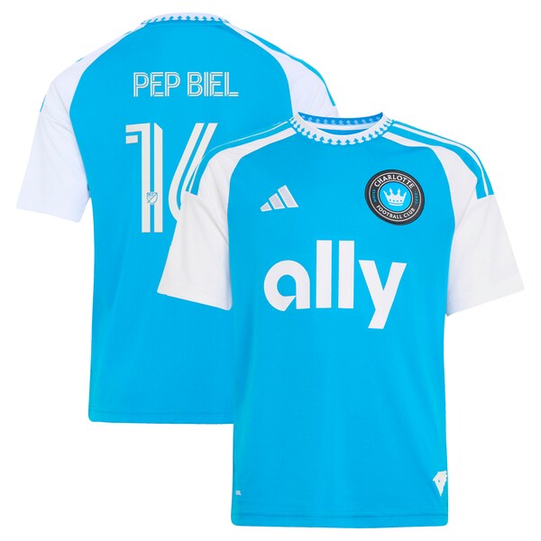 Adidas PEP Biel Blue Charlotte FC 2026 Carolina KIT Crowns UP Replica Jersey 2026