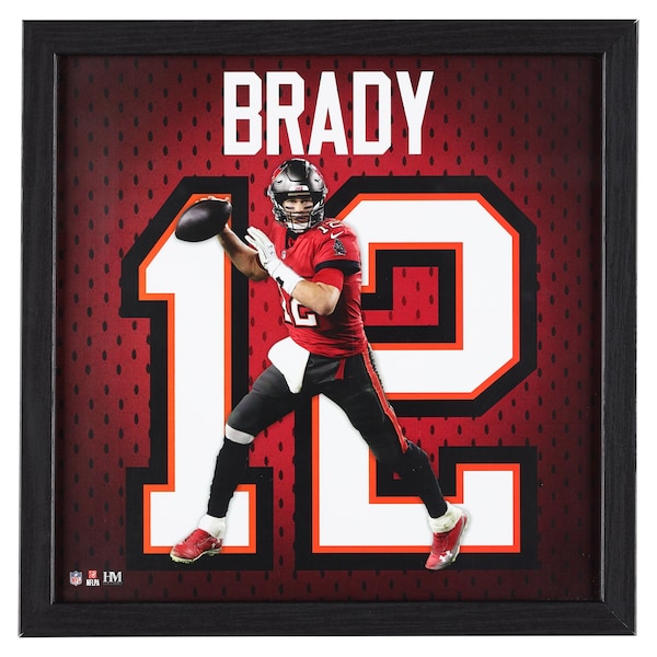 Tampa Bay Buccaneers Impact Jersey Rahmen 33x33cm 2025/26