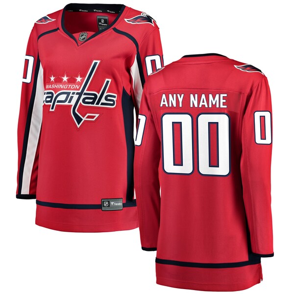 Washington Capitals Fanatics Breakaway Custom Jersey RED 2026/27