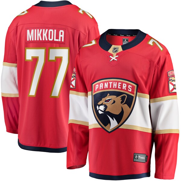 Niko Mikkola Florida Panthers Fanatics Premier Breakaway Player Jersey RED 2025/26