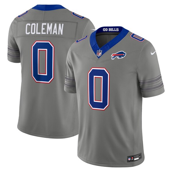 Keon Coleman Buffalo Bills Nike Nickel City Vapor Fuse Stitched Limited Jersey Gray 2025/26