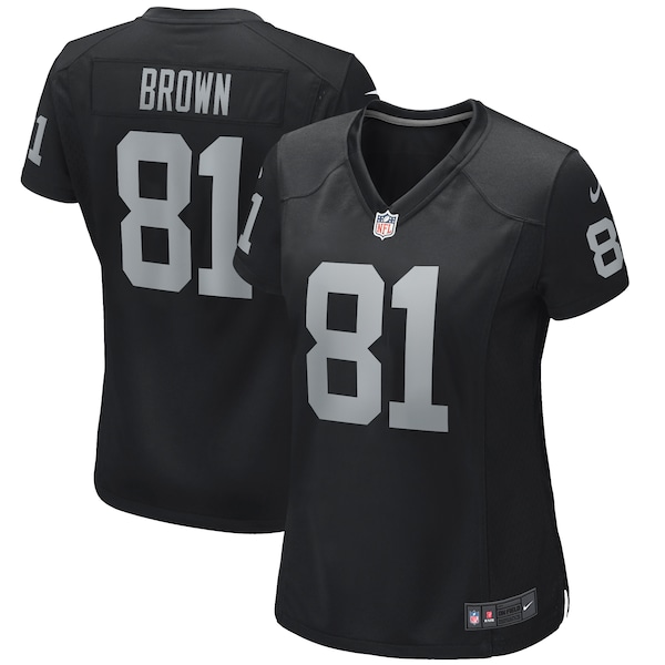Nike TIM Brown Black LAS Vegas Raiders Game Retired Player Jersey 2025/26
