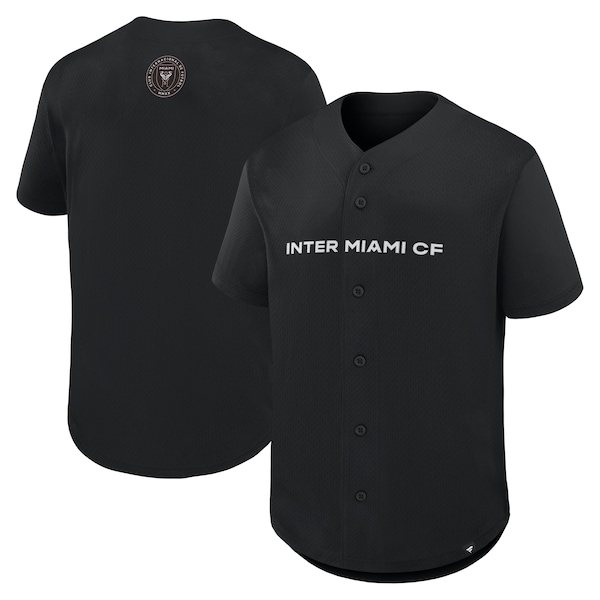 Inter Miami CF Fanatics Maximum Intensity Button UP Jersey Black 2026/27