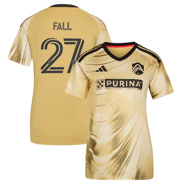 Fallou Fall ST Louis City SC Adidas Womens 2026 THE Tina Turner KIT Replica Jersey Yellow 2026