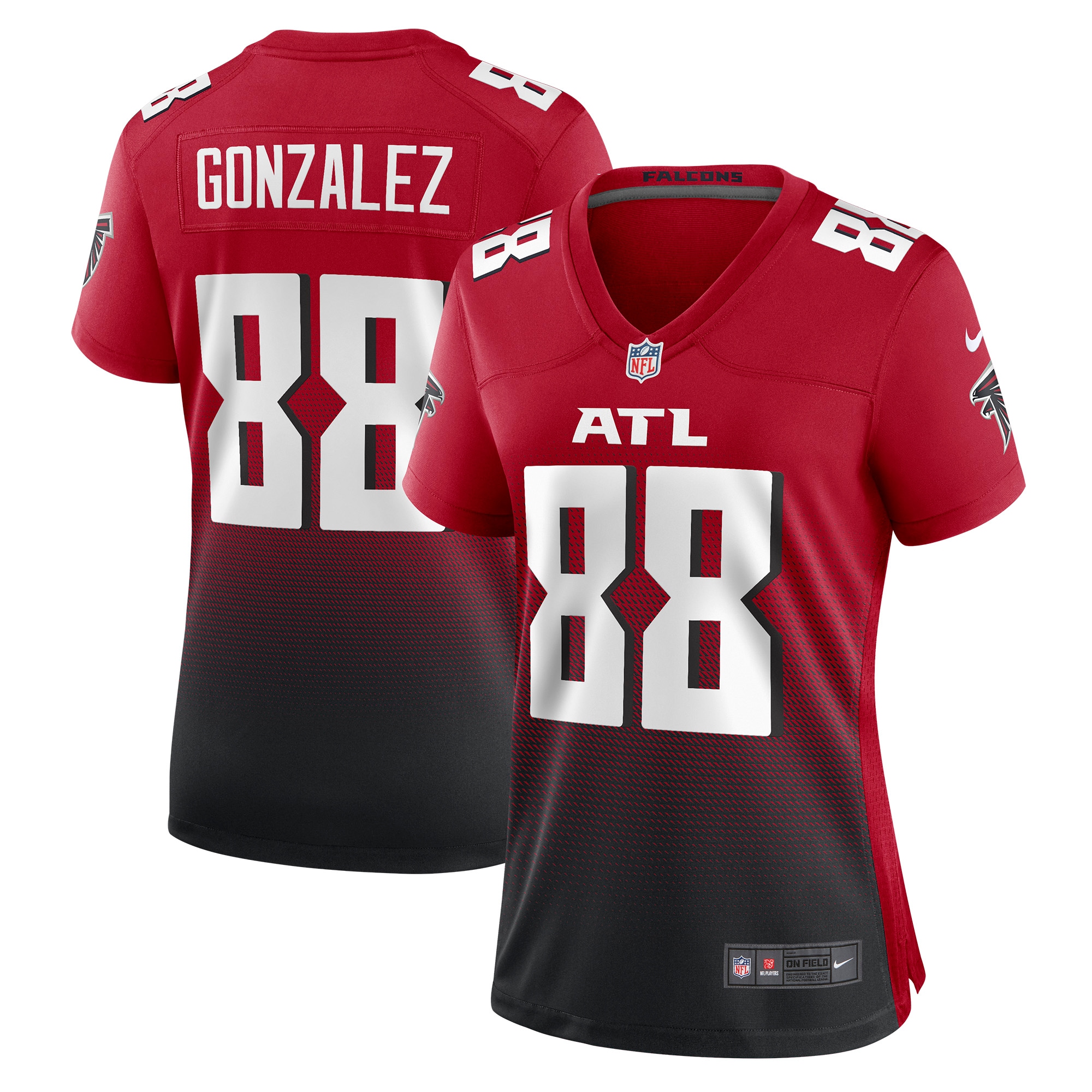 Tony Gonzalez Atlanta Falcons Nike Womens Retired Game Jersey RED 2025/26