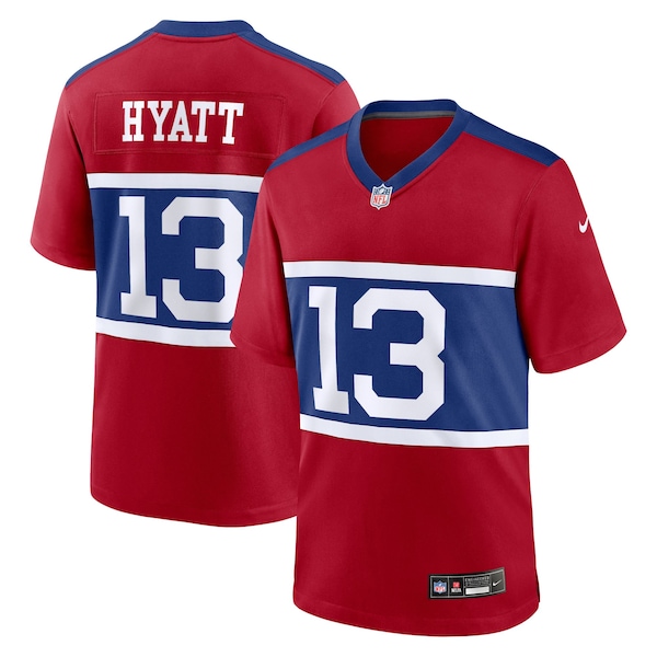 Jalin Hyatt NEW York Giants Nike Game Jersey RED 2026/27