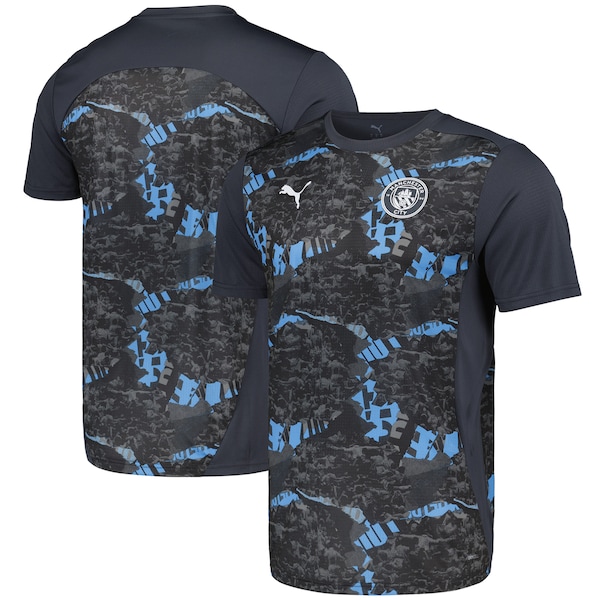 Manchester City Puma Prematch Trikot Grau 2025/26