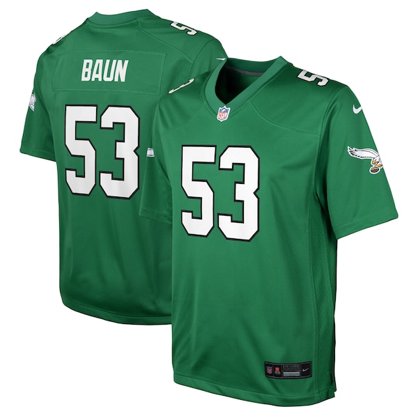Philadelphia Eagles Nike Ersatz Spieltrikot Kellygrün Zack Baun Jugendliche 2025/26