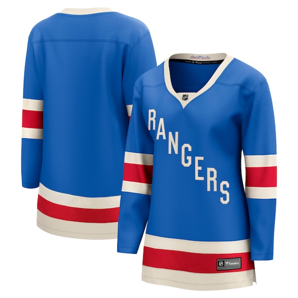 NEW York Rangers Fanatics Womens Centennial Breakaway Jersey Blue 2025/26