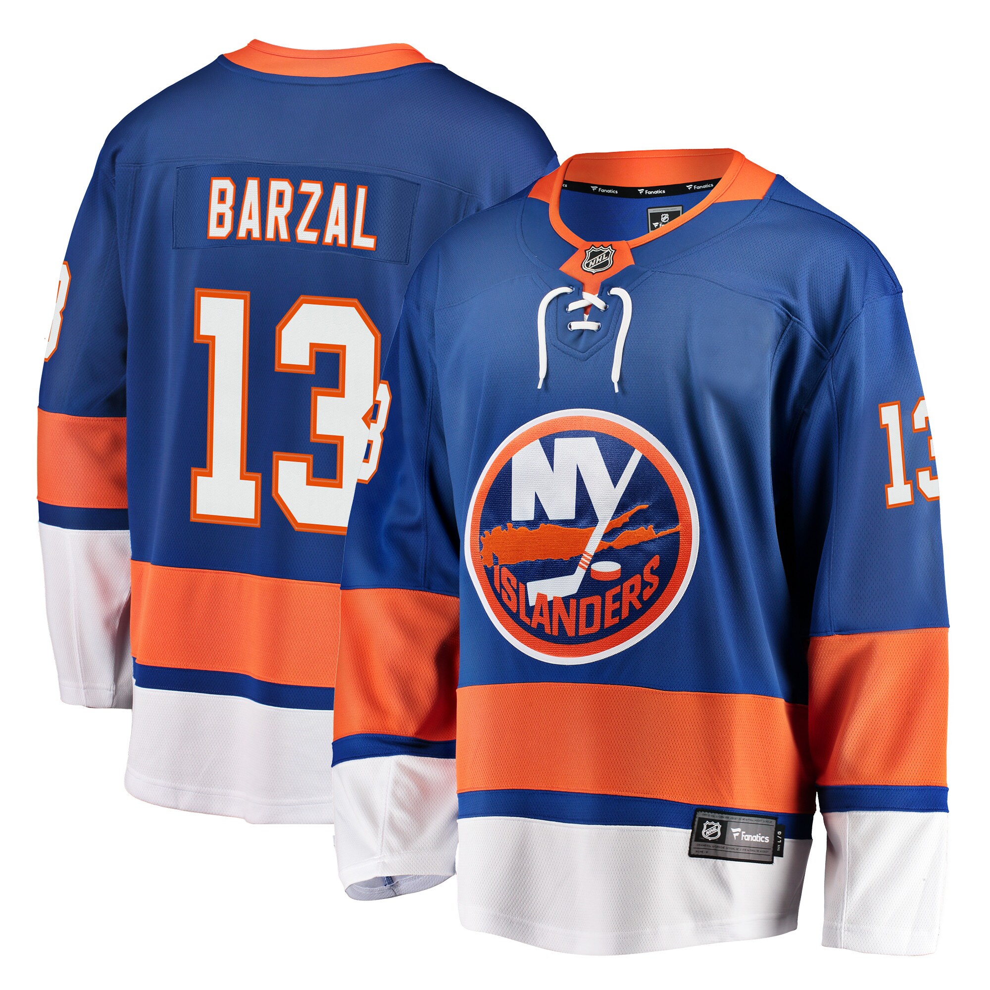 Mathew Barzal NEW York Islanders Fanatics Breakaway Player Jersey Royal 2025/26