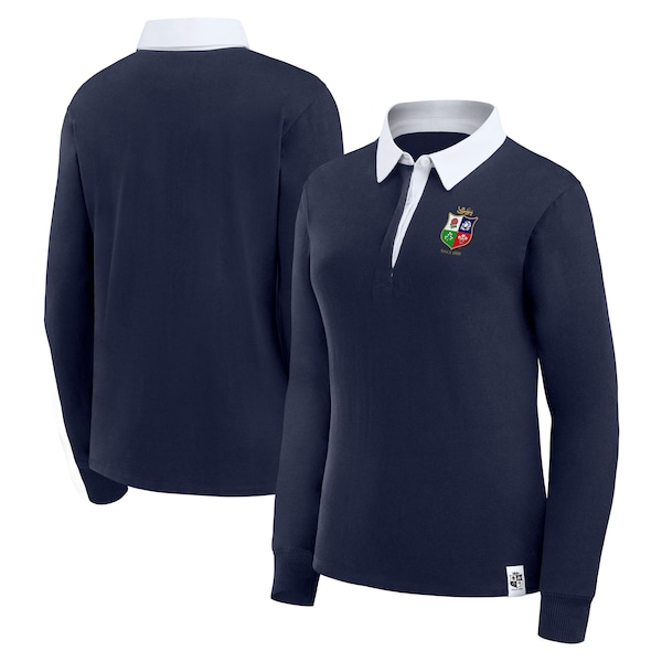 British and Irish Lions Long Sleeve Jersey Rugby Shirt Navy 2026