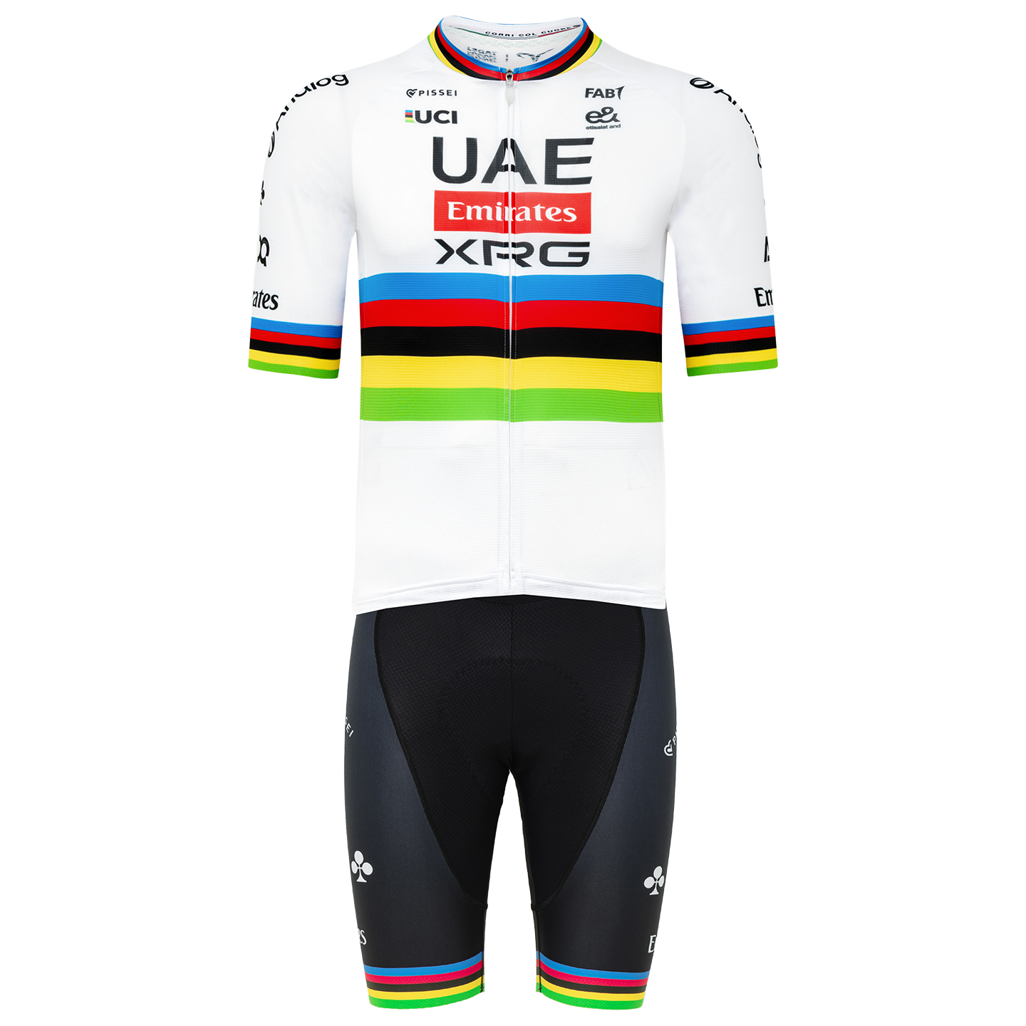 UAE Emirates XRG Weltmeister Set (Trikot + Hose) 2026