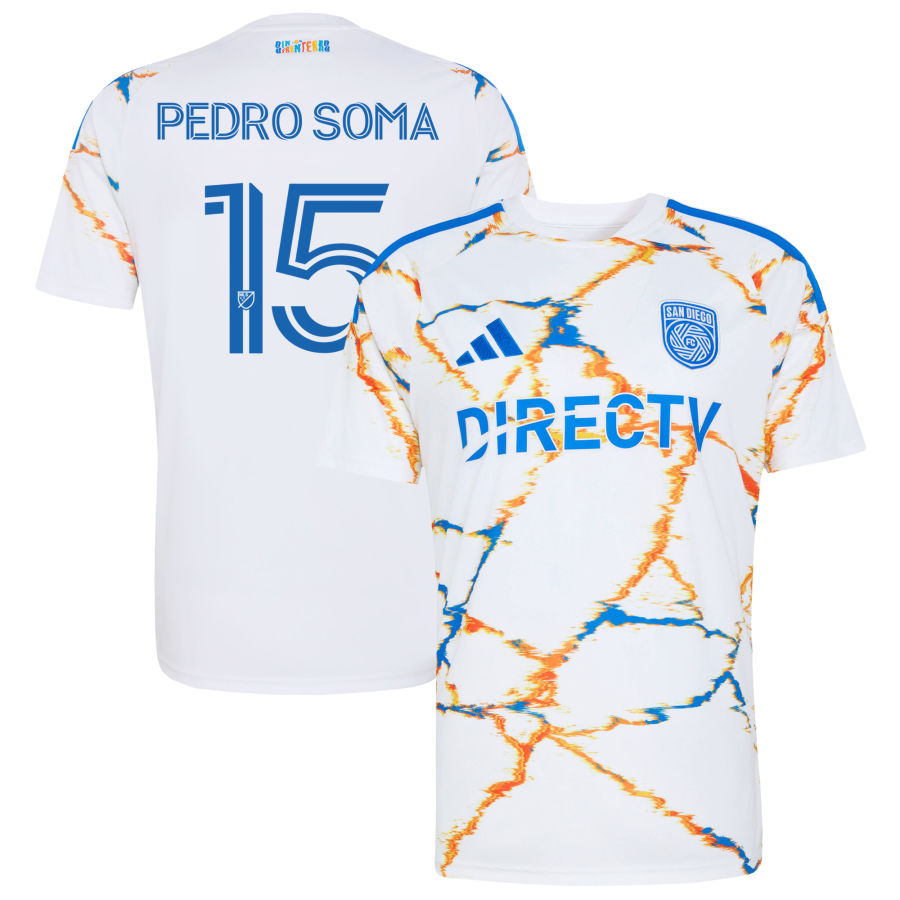 Adidas Jeppe Tverskov White SAN Diego FC 2026 Unprecedented Unity KIT Replica Jersey 2026