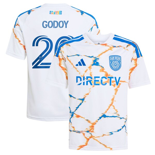 Adidas Anibal Godoy White SAN Diego FC 2026 Unprecedented Unity KIT Replica Jersey 2026