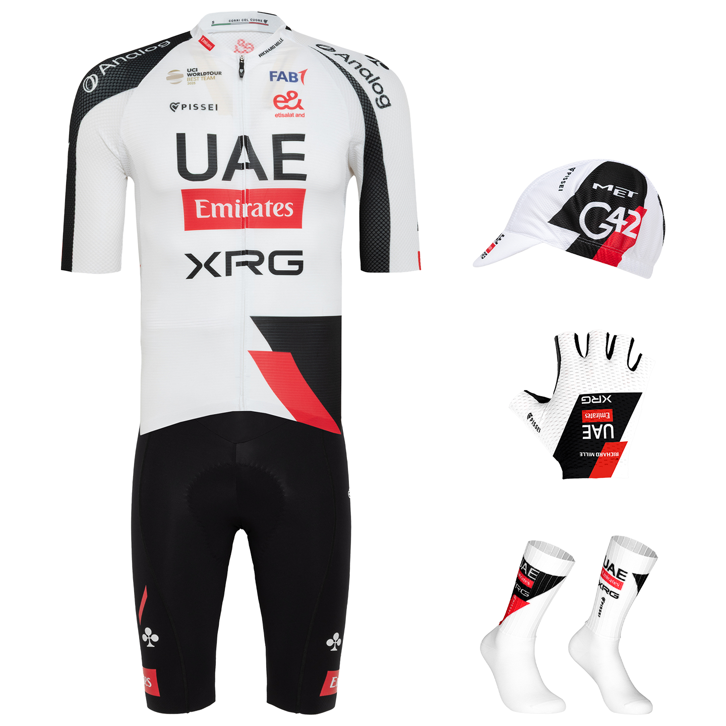 UAE Emirates XRG Race Set (Trikot + Hose) 2026
