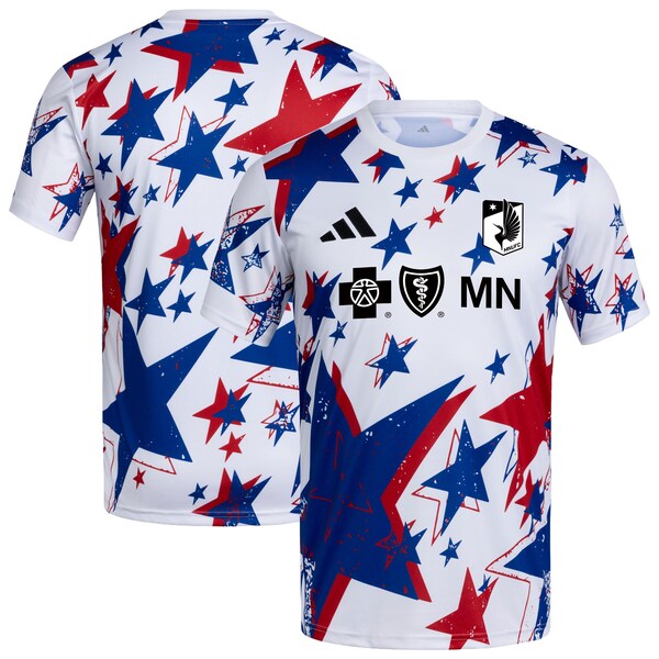Minnesota United FC Adidas 2026 Americana PRE Match Jersey White 2026