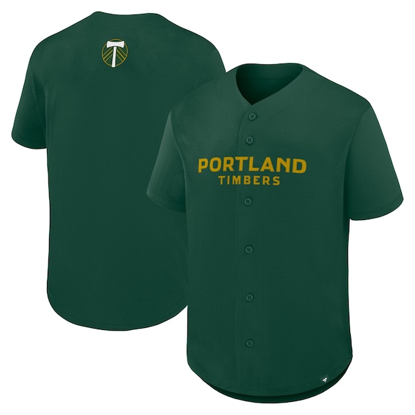 Portland Timbers Fanatics Maximum Intensity Button UP Jersey Green 2026/27