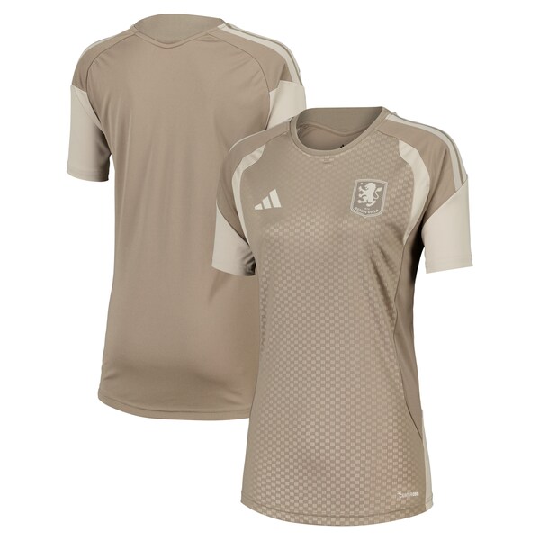 Aston Villa Adidas Trainingsjersey Hellbraun 2025/26