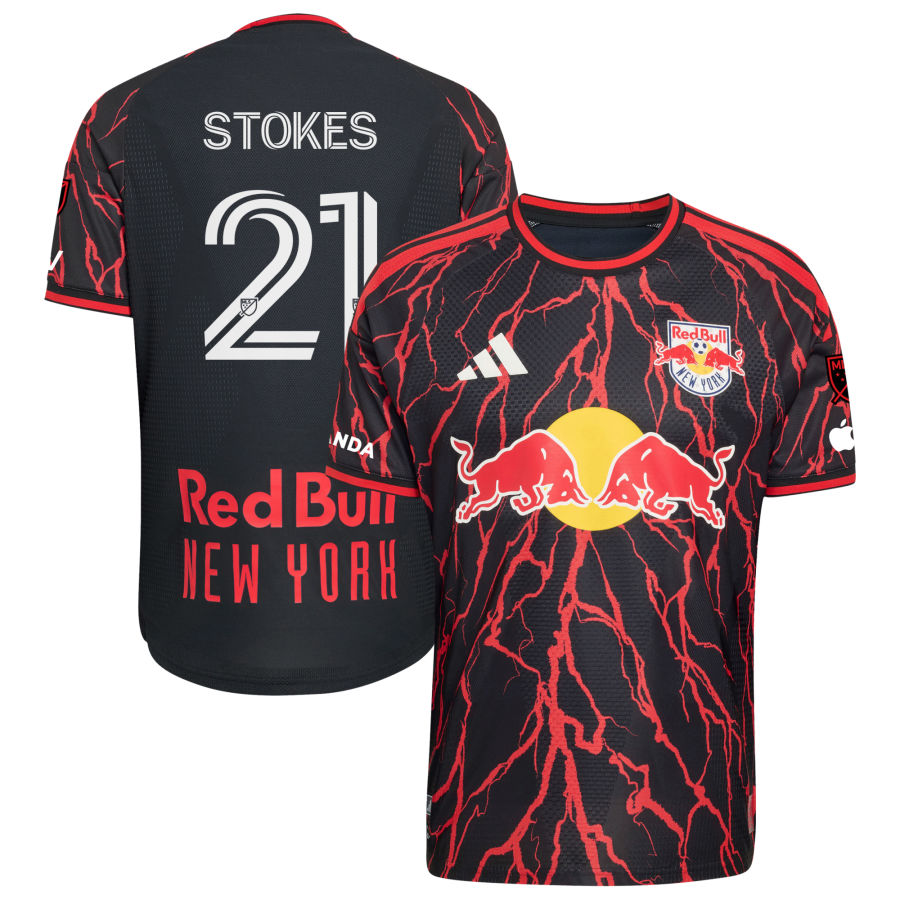 NEW York RED Bulls Adidas 2026 THE Rooted KIT ON Field Authentic Patch Custom Jersey Black 2026