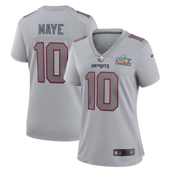Nike Trikot MIT Drake Maye Logo Silbernem NEW England Patriots Aufnäher Super Bowl LX Design UND Modischem Design 2026/27