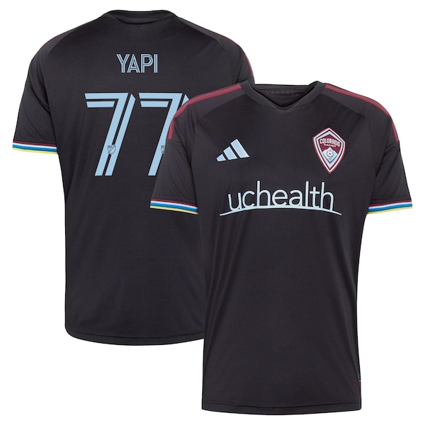 Darren Yapi Colorado Rapids Adidas 2026 Colorful Colorado Replica Jersey Black 2026