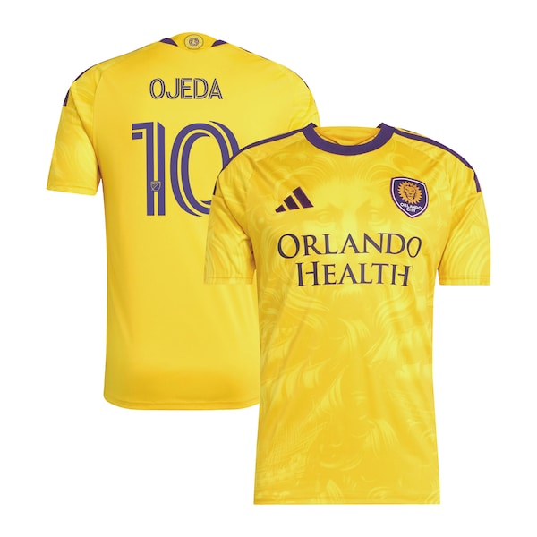 Martín Ojeda Orlando City SC Adidas 2026 Sunken Treasure KIT Replica Jersey Yellow 2026