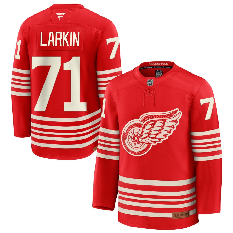Detroit RED Wings Fanatics Centennial Premium Custom Jersey RED 2026/27