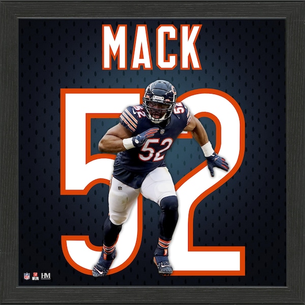 Chicago Bears Impact Jersey Rahmen 33 X 33 Cm 2025/26