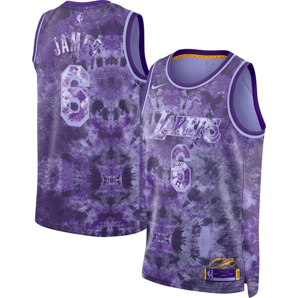 Lebron James LOS Angeles Lakers Nike Unisex Select Series Swingman Jersey Purple 2025/26
