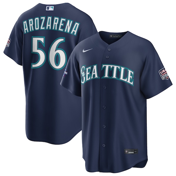 2026 ALL Star Game Seattle Mariners Randy Arozarena Nike Navy Replica Jersey 2026