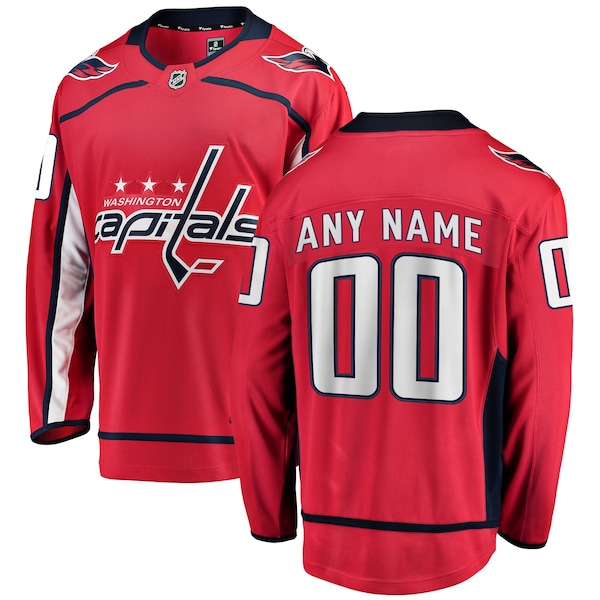 Fanatics RED Washington Capitals Breakaway Custom Jersey 2025/26