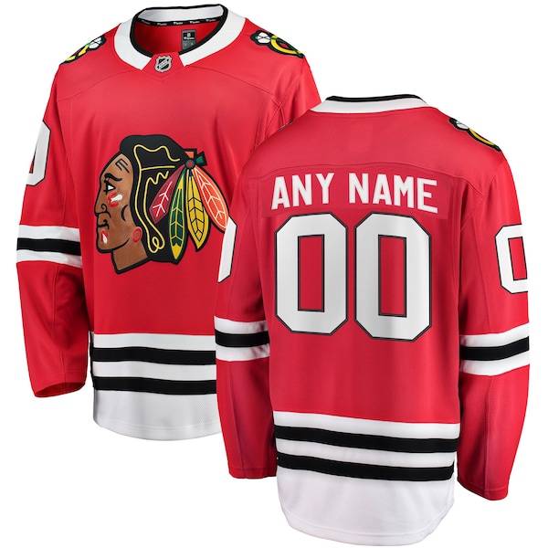 Chicago Blackhawks Fanatics Breakaway Custom Jersey RED 2025/26