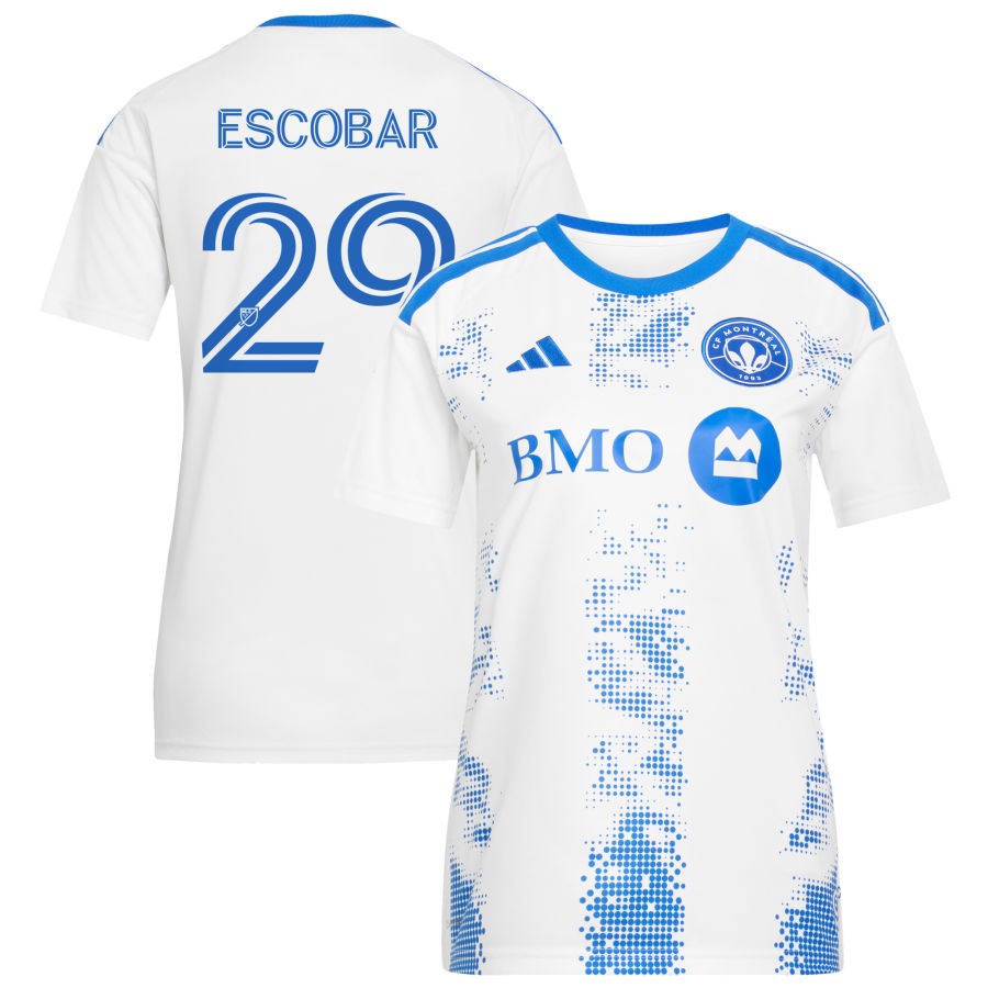 CF Montreal Adidas Womens 2026 THE Procure Jersey Replica Custom Jersey White 2026