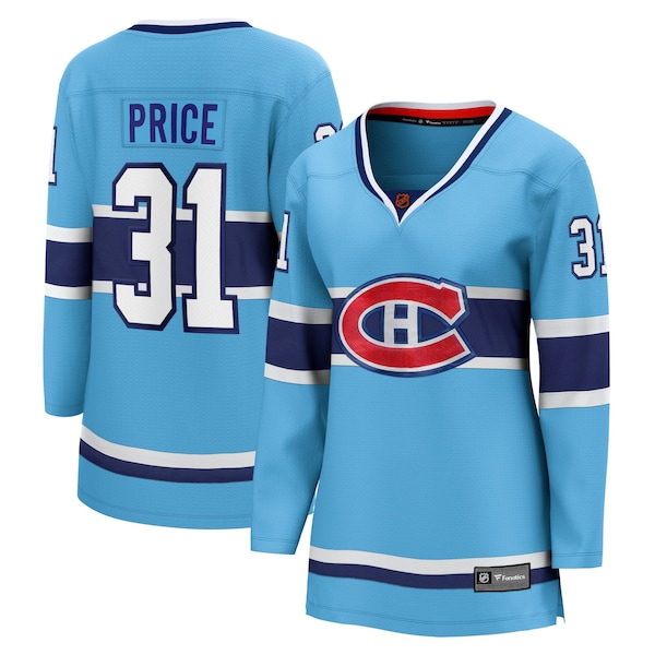 Carey Price Montreal Canadiens Fanatics Special Edition 20 Breakaway Player Jersey Light Blue 2026/27
