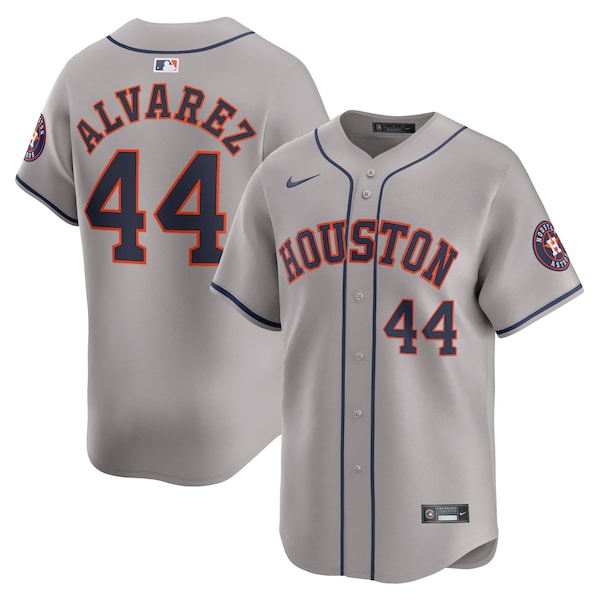 Yordan Alvarez Houston Astros Nike Away Limited Player Jersey Gray 2025/26