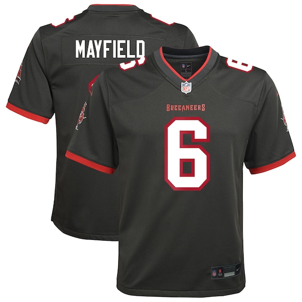 Baker Mayfield Tampa BAY Buccaneers Nike Game Jersey Pewter 2026/27