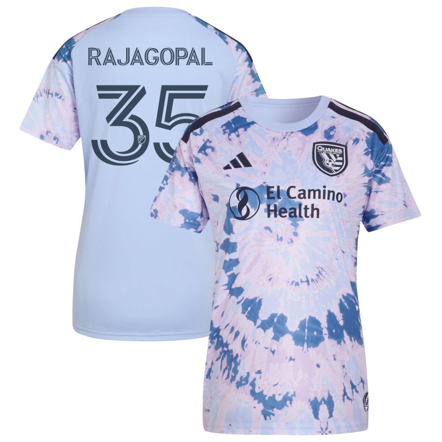 SAN Jose Earthquakes Adidas Womens 2026 THE Dead KIT Replica Custom Jersey Light Blue 2026