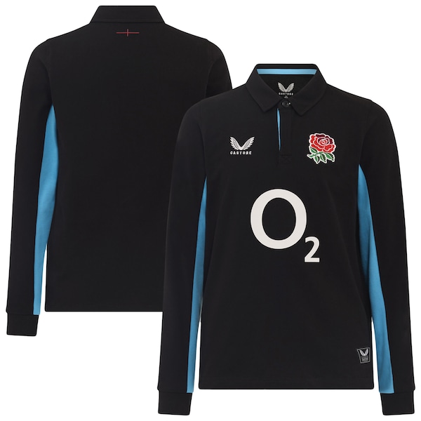 England Rugby Alternate Classic Long Sleeve Jersey 2025 26 Black 2025/26