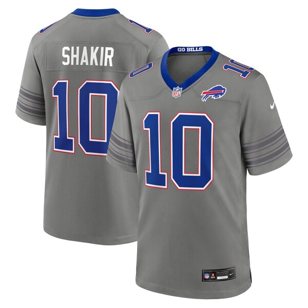 Khalil Shakir Buffalo Bills Nike Nickel City Game Jersey Gray 2025/26