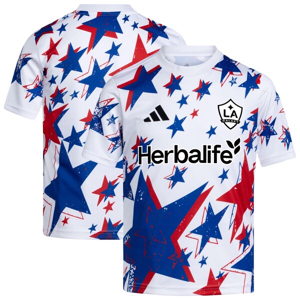 LA Galaxy Adidas 2026 Americana PRE Match Jersey White 2026