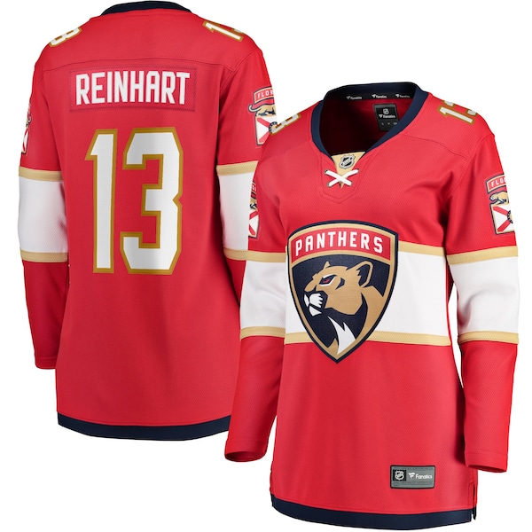 SAM Reinhart Florida Panthers Fanatics Breakaway Player Jersey RED 2026/27