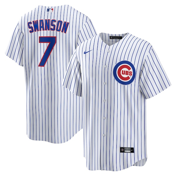 Dansby Swanson Chicago Cubs Nike Replica Player Jersey White 2026/27