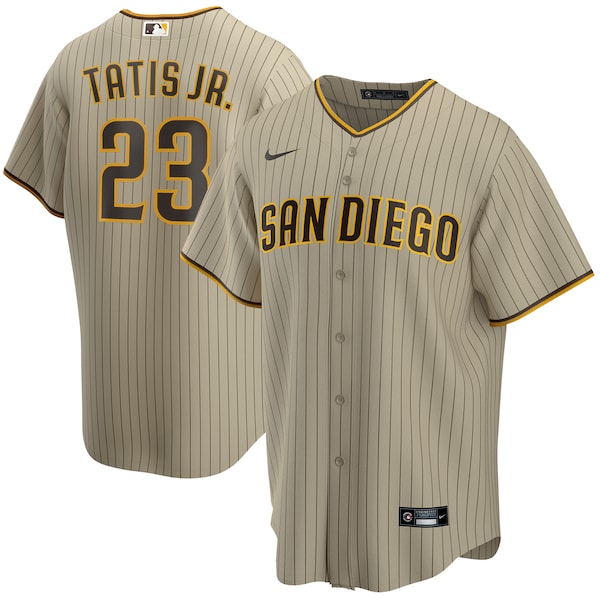 Nike Fernando Tatis JR SAN Diego Padres Ausweichtrikot Hellbraun Replika Spielertrikot FÜR 2025/26