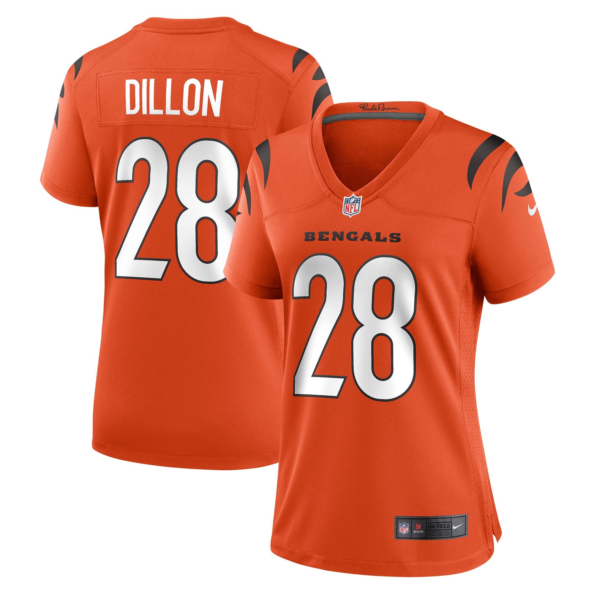 Corey Dillon Cincinnati Bengals Nike Womens Retired Game Jersey Orange 2025/26