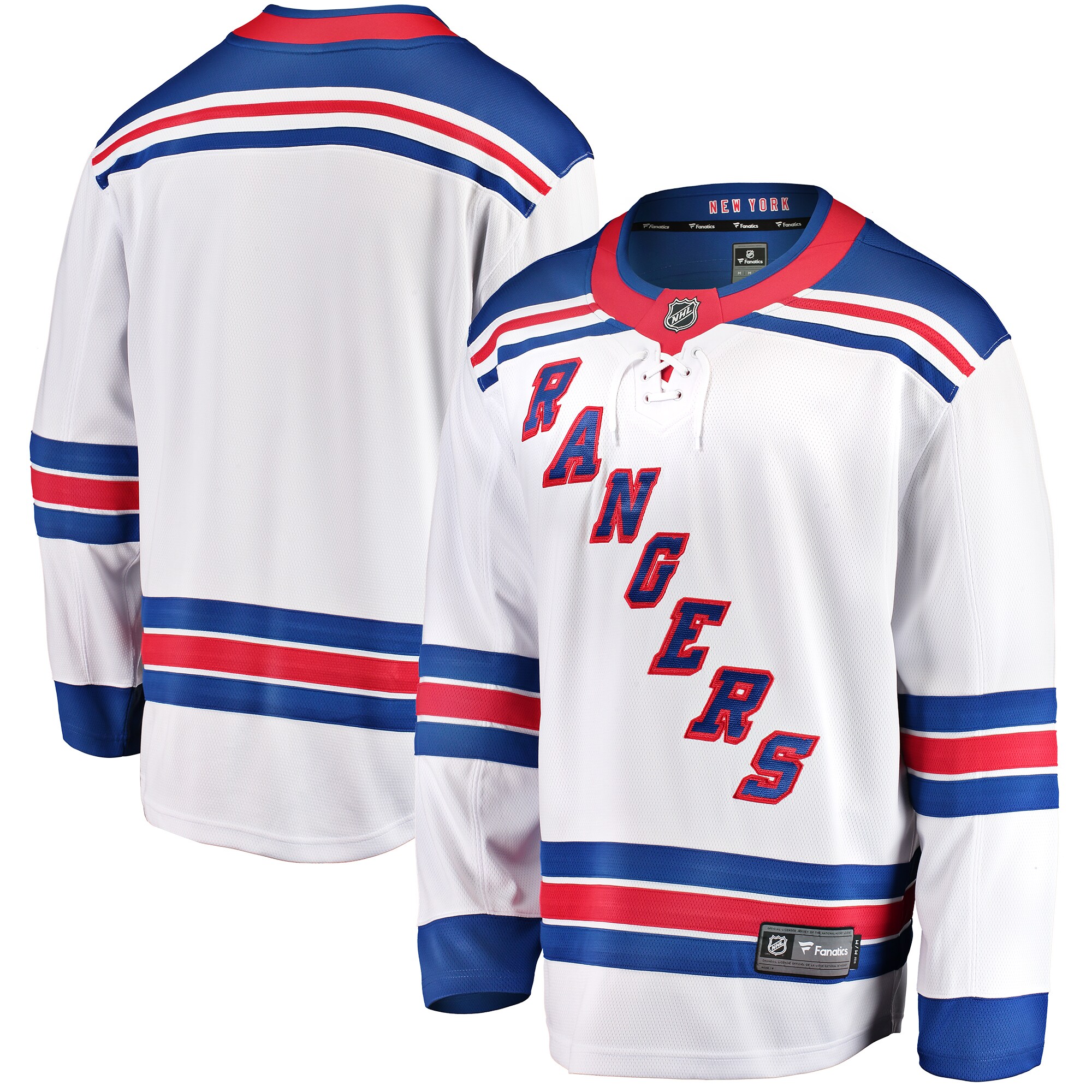 NEW York Rangers Fanatics Breakaway Away Jersey White 2025/26