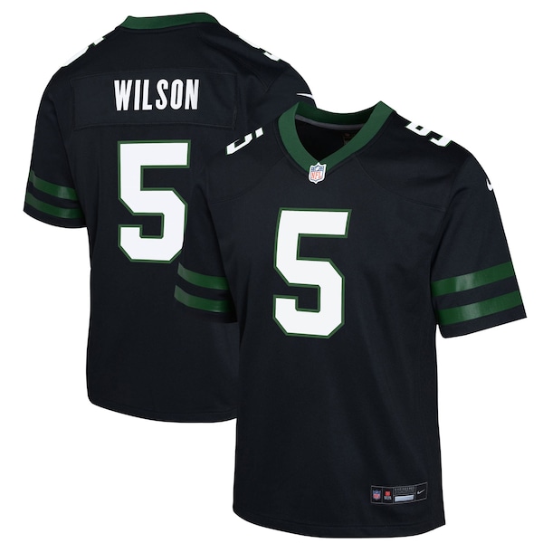Garrett Wilson NEW York Jets Nike Game Jersey Black 2026/27